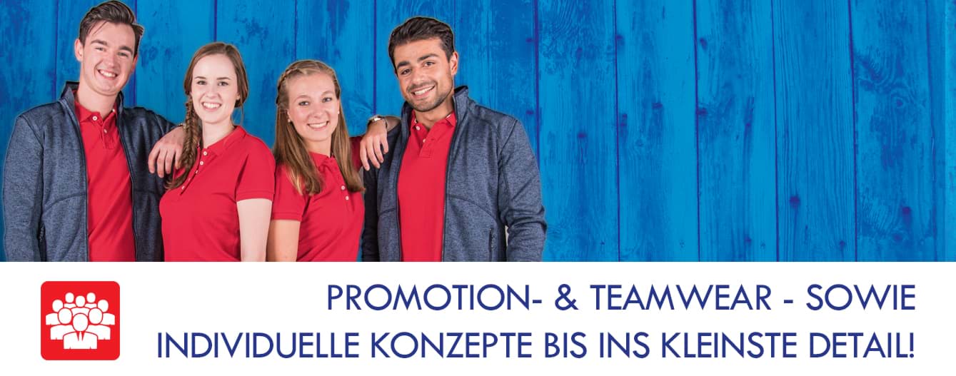Bild für Kategorie Promotion- & Teamwear